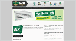 Desktop Screenshot of fafit.com.br