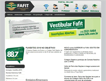 Tablet Screenshot of fafit.com.br